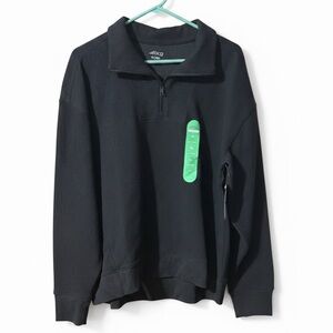 BCG Black Zip-Up Sweater